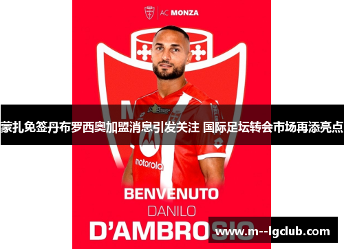 蒙扎免签丹布罗西奥加盟消息引发关注 国际足坛转会市场再添亮点